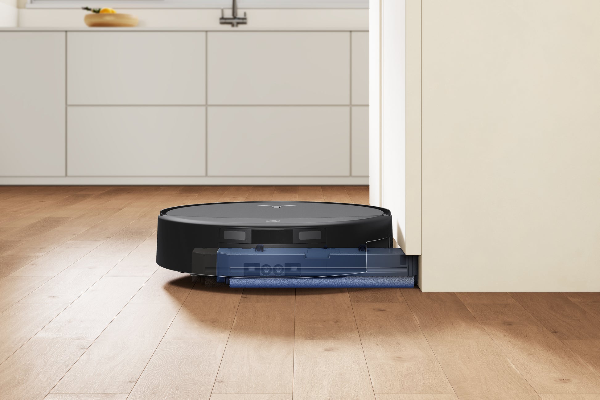 Ecovacs Deebot T90 PRO OMNI Saugroboter mit Absaugstation und Wischfunktion – 30000 Pa, 350 min, Höhe 98 mm