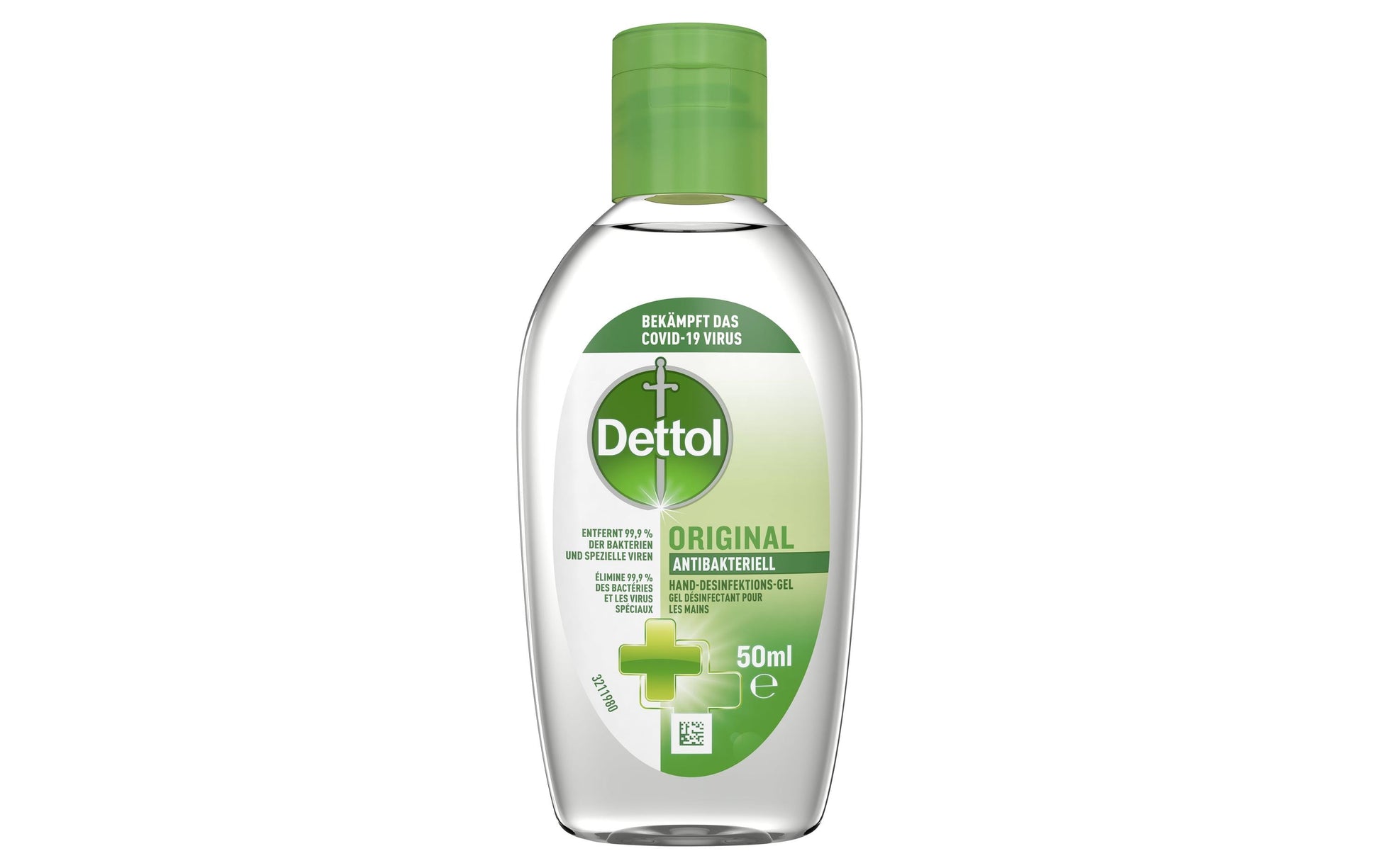 Dettol Händedesinfektionsgel – Flasche – 50 ml
