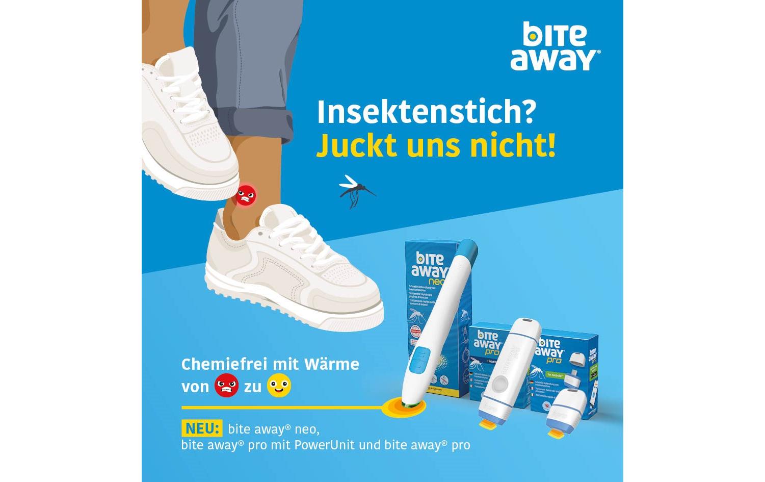 Bite away neo Medizinprodukt – 78 × 195 × 36 mm, weiss