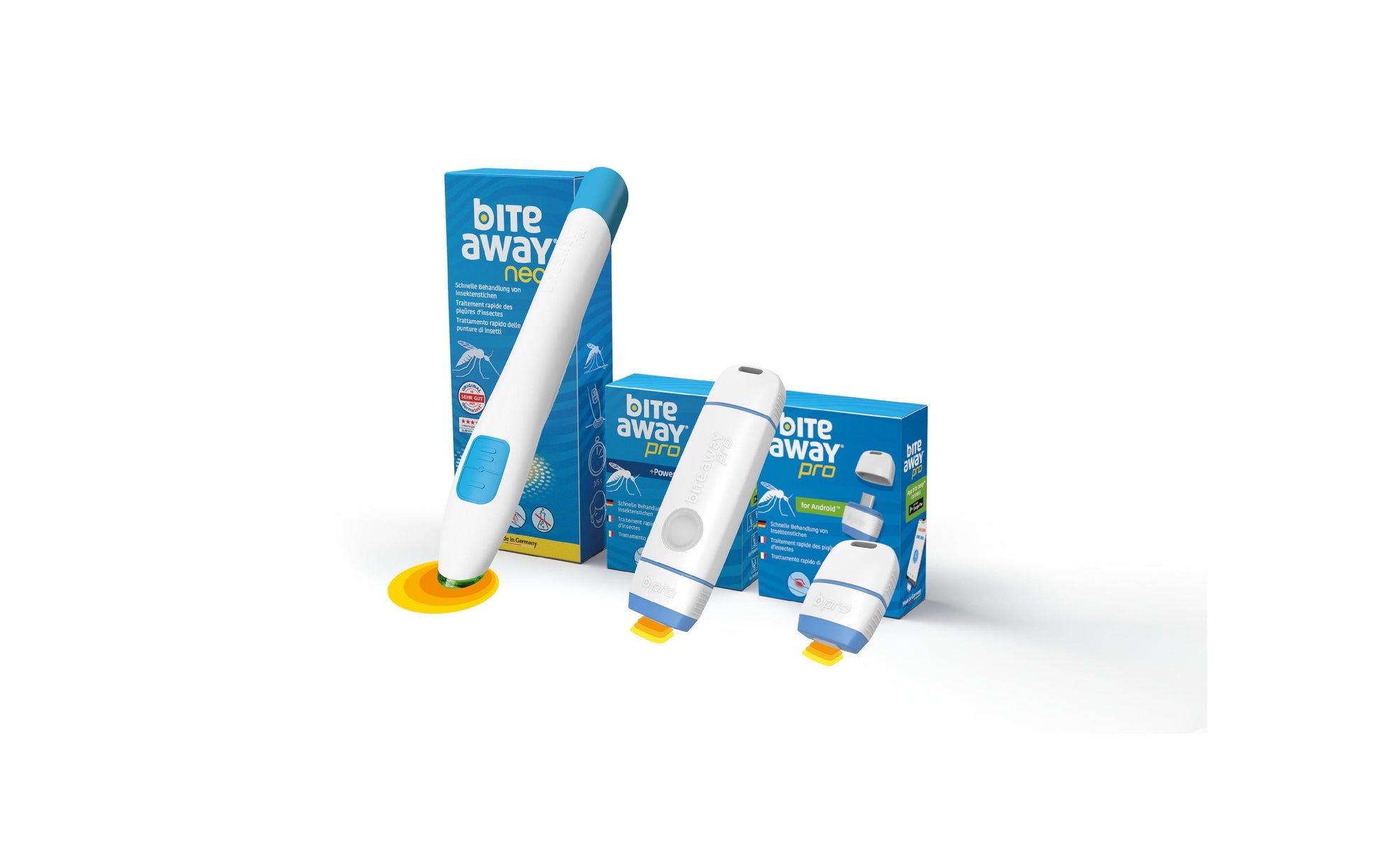 Bite away Insektenstich-Behandlungsgerät Pro mit PowerUnit – Weiss