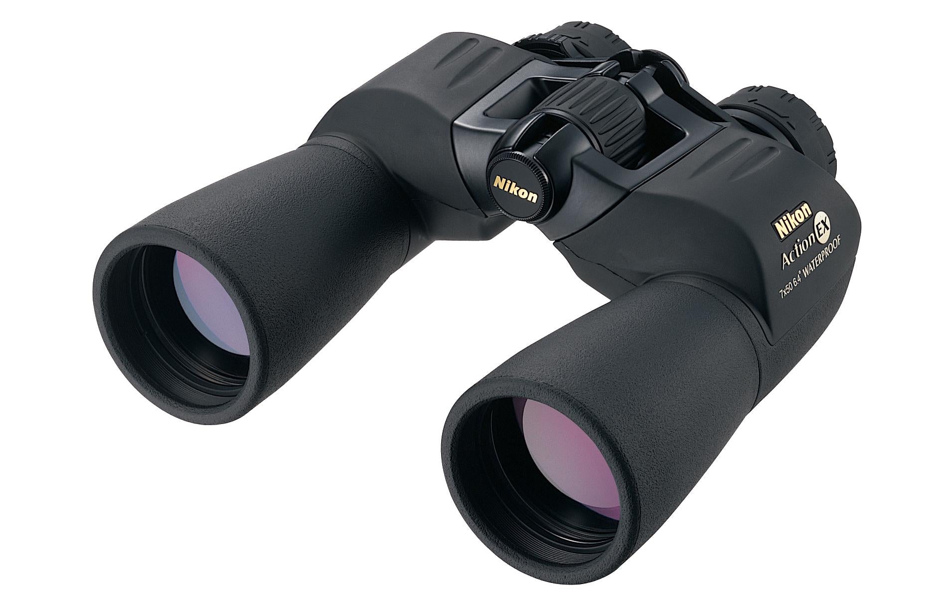 Nikon Action EX 7x50CF – Fernglas, 50 mm Objektiv, wasserdicht, schwarz