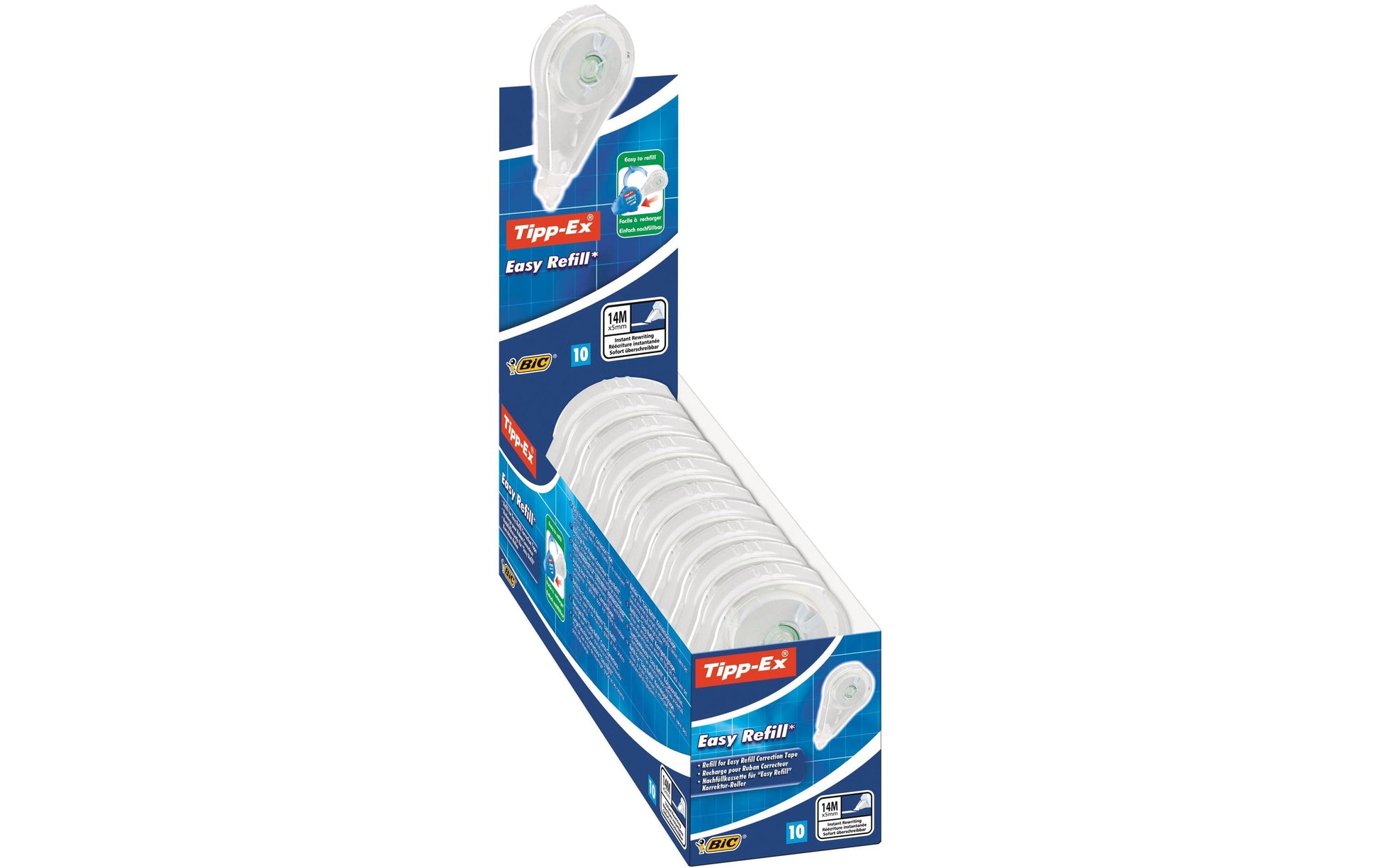 Tipp-Ex Nachfüllband 5 mm × 14 m – für Tipp-Ex – 10er Pack