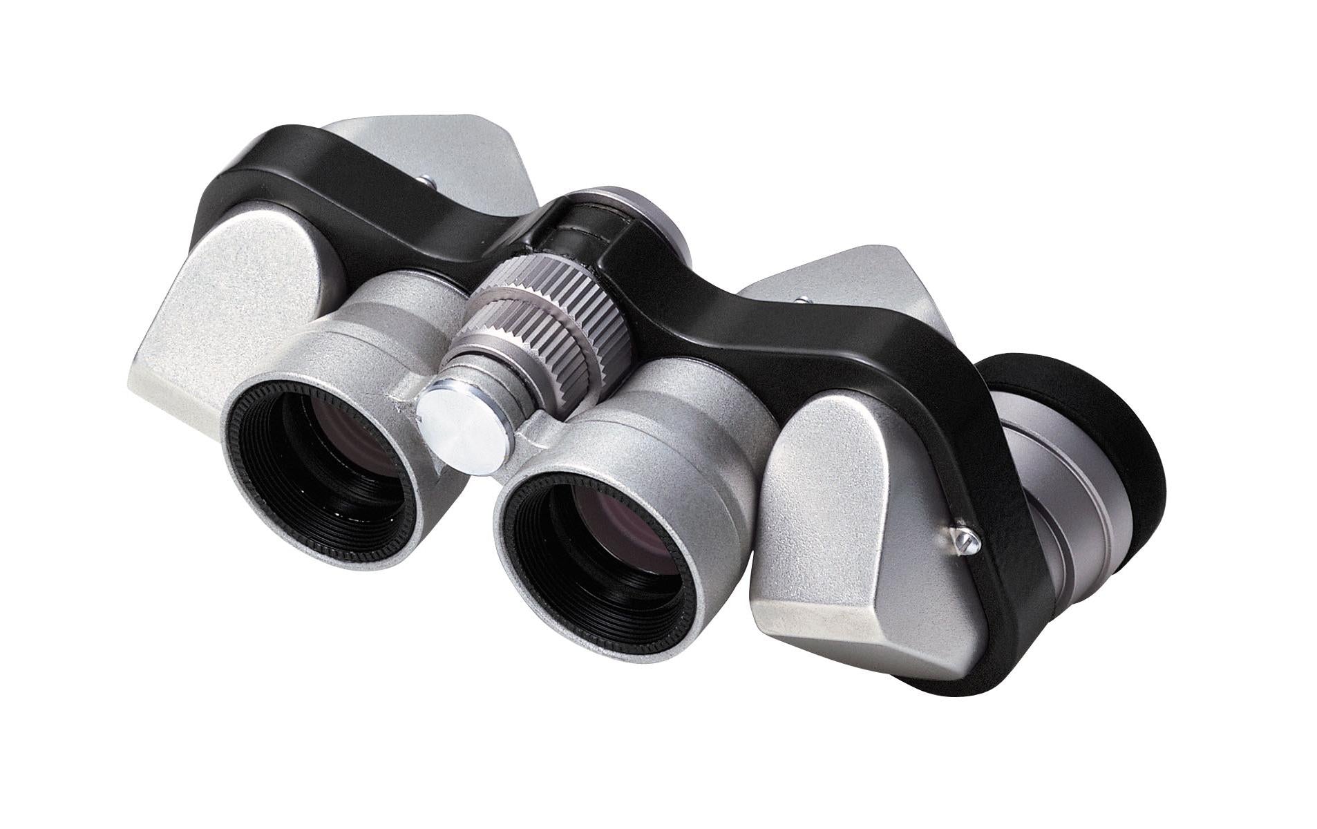 Nikon Mikron 6x15 CF – 15 mm Objektiv, Porro, Naheinstellgrenze 2 m, Silber