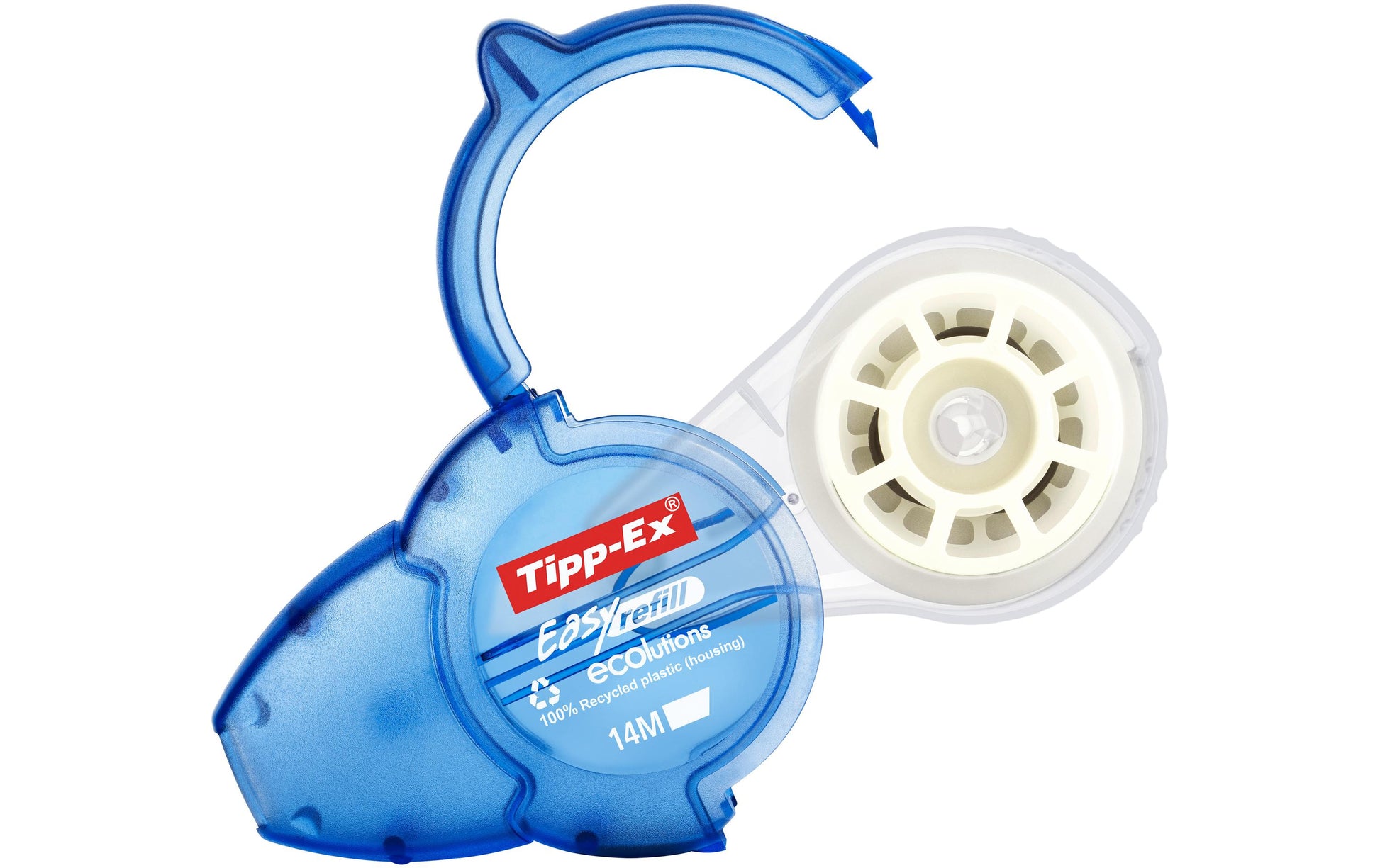 BIC Tipp-Ex Easy Refill Eco Korrekturroller 5 mm × 14 m – Nachfüllbar – 10er Pack