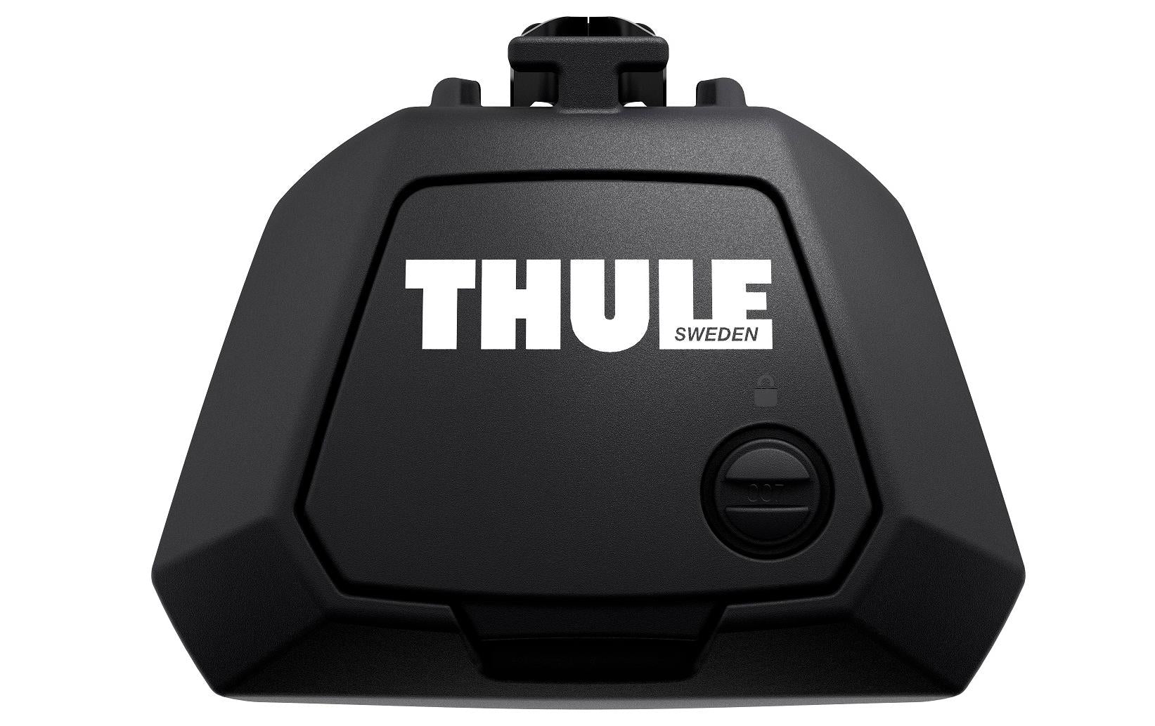 Thule Fussatz – abschliessbar – für WingBar Evo/WingBar/WingBar Edge und andere – bis 100 kg – schwarz – 4 Stk.