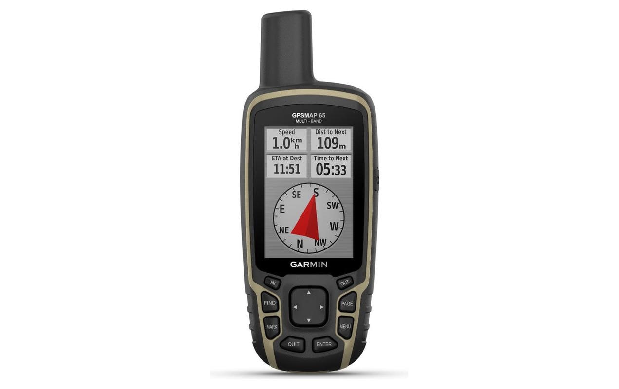 Garmin GPS-Gerät GPSMAP 65 – 61 × 36 × 160 mm, Schwarz, 217 g