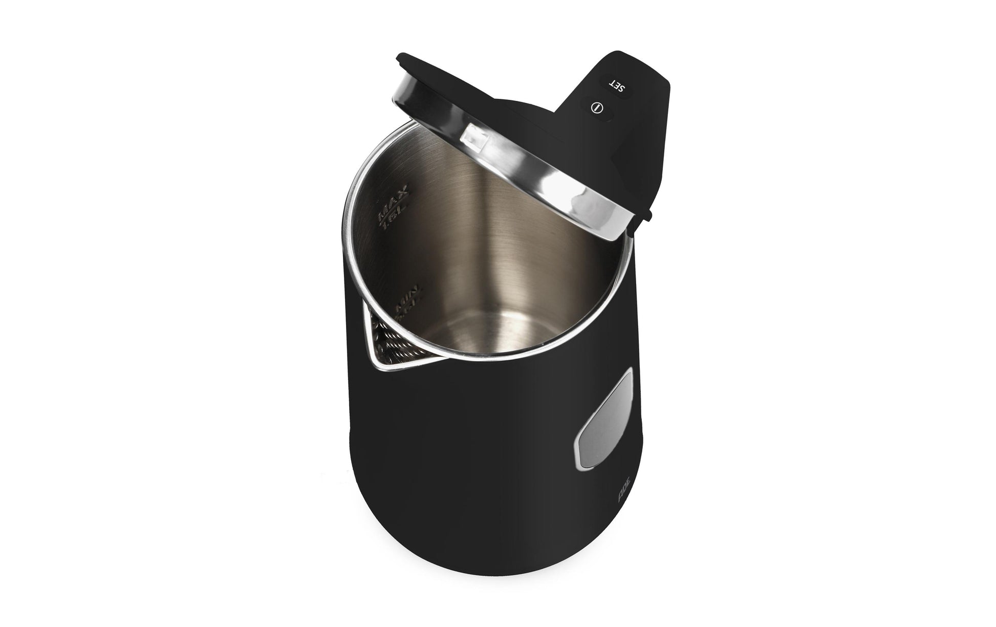 ADE Wasserkocher – 1,5 l, mit Temperaturwahl, Warmhaltefunktion, Kunststoff/Edelstahl