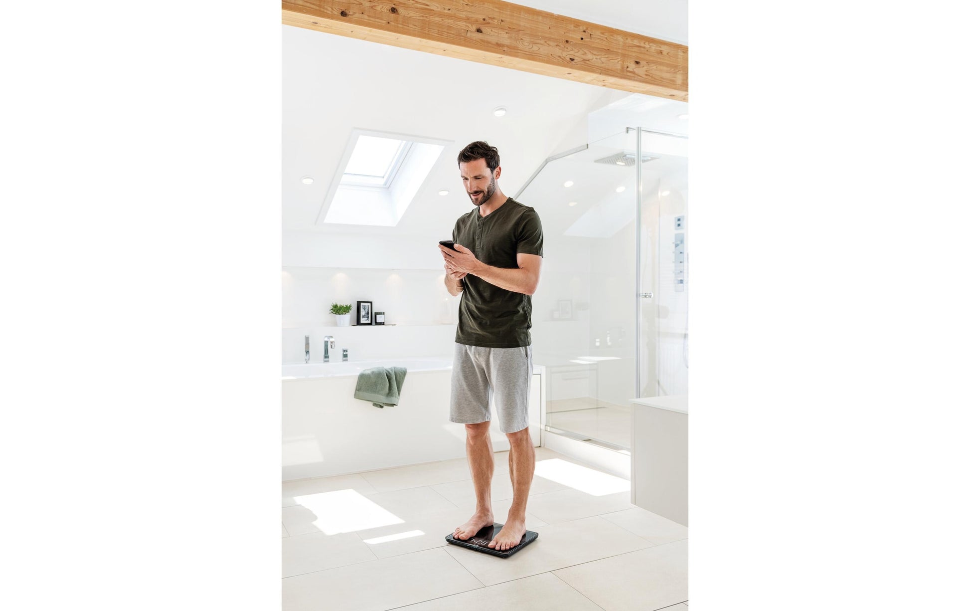 Beurer Analysewaage BF915 Signature Line – Bluetooth, App-kompatibel, Muskelmasse – 200 kg – Schwarz
