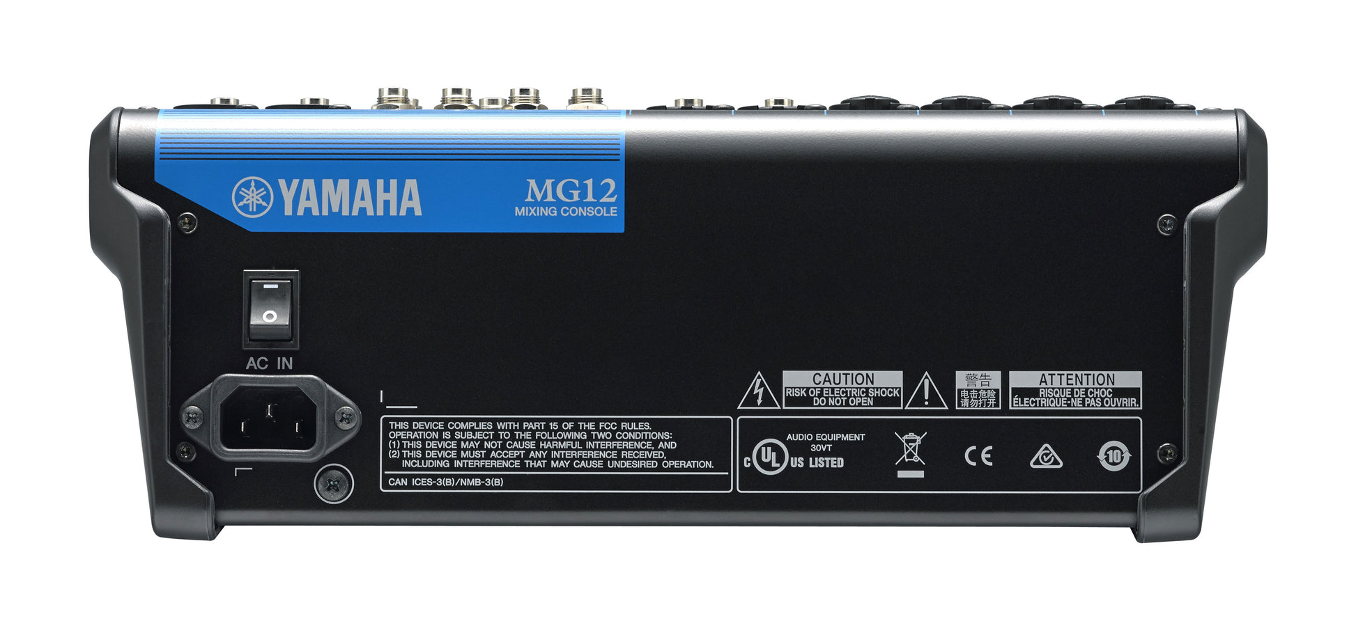 Yamaha MG12 – 12-Kanal Mischpult, 24 Bit, 192 kHz