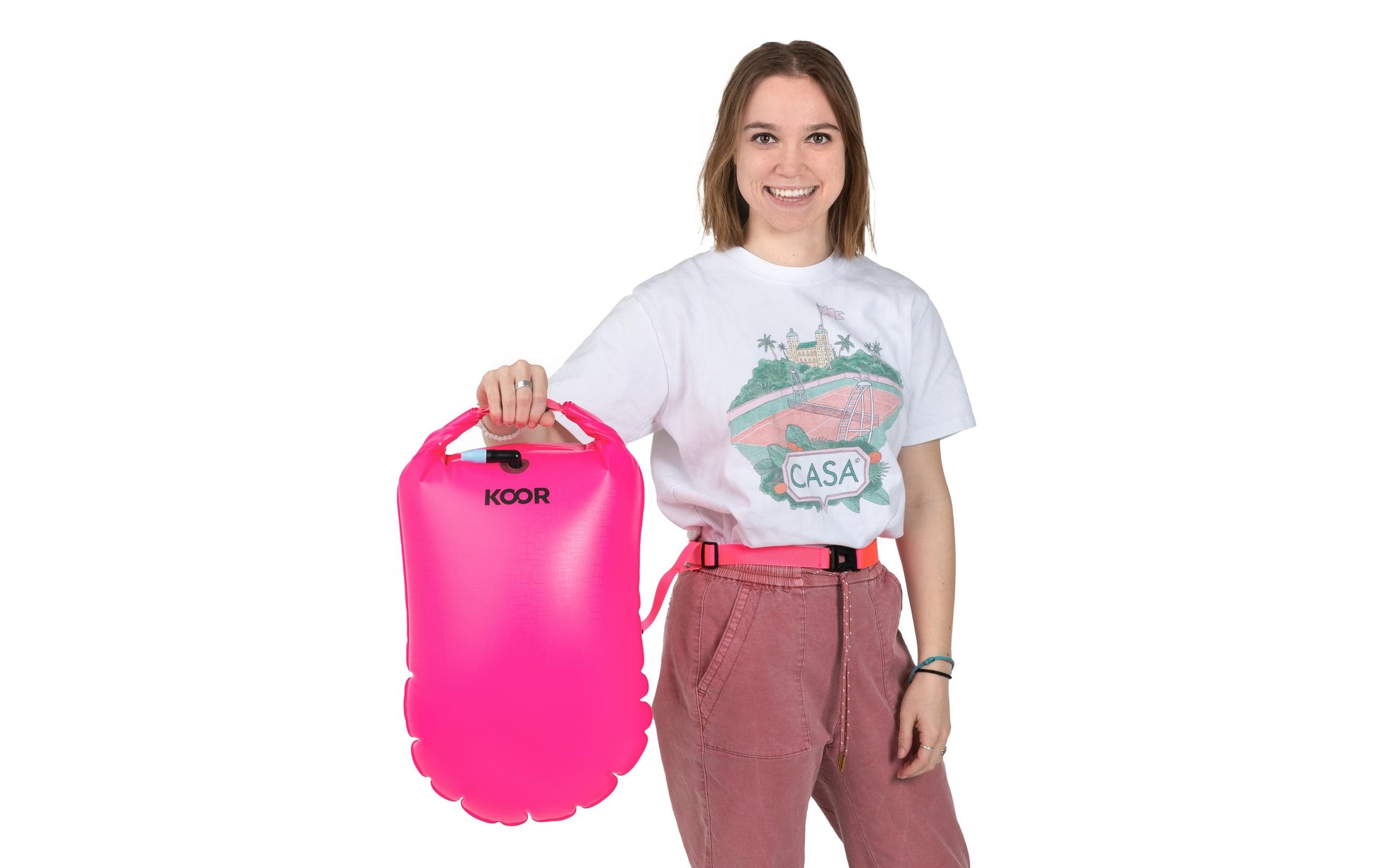 KOOR Schwimmboje – wasserfest – 20 l – pink – Polyvinylchlorid (PVC)