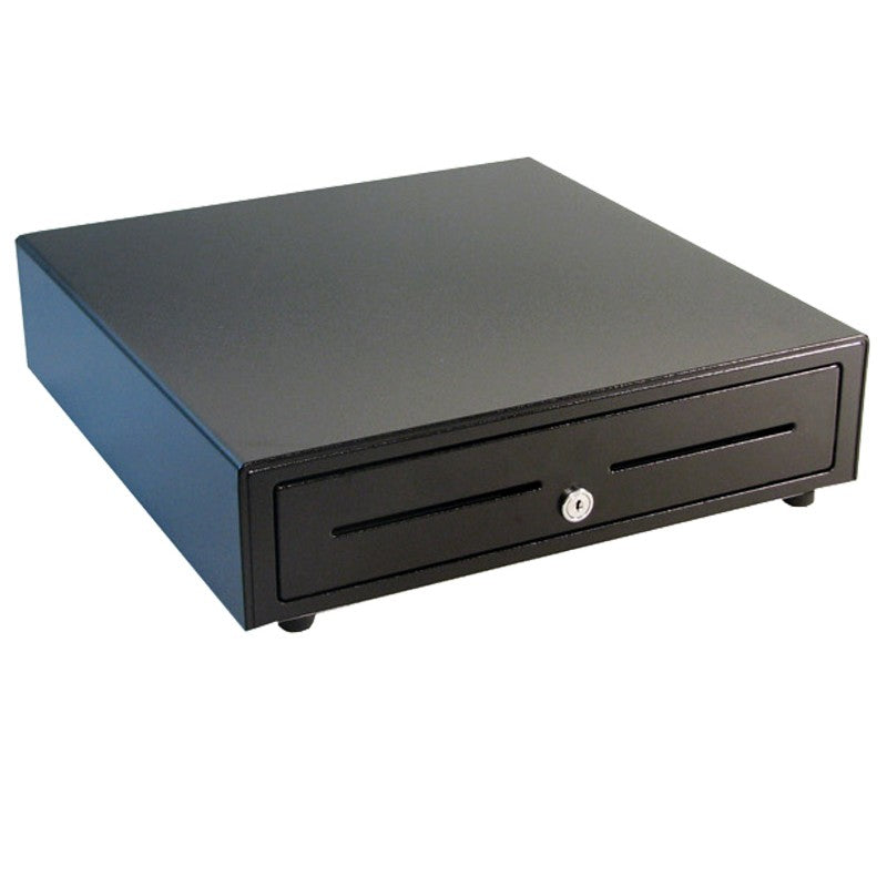 apg Solutions VP101-BL1616-B5 – Kassenschublade, 4 Scheine/8 Münzen, 411 × 414 mm, Schwarz