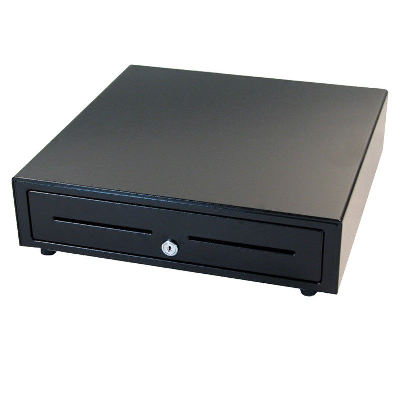 apg Solutions VP101-BL1616-B5 – Kassenschublade, 4 Scheine/8 Münzen, 411 × 414 mm, Schwarz