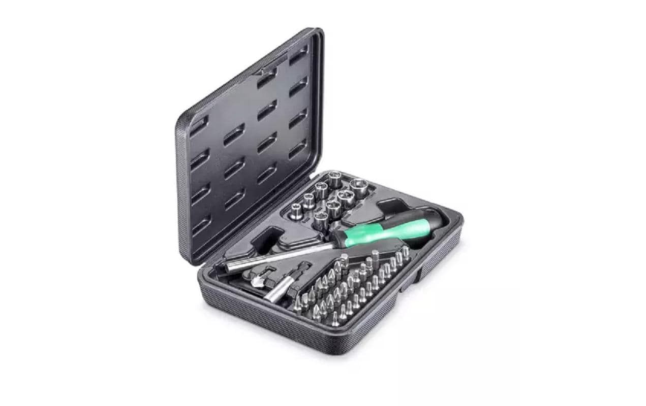 Technocraft Bits- und Steckschlüsselsatz – Bits: Torx, Antrieb 1/4" – 41-teilig
