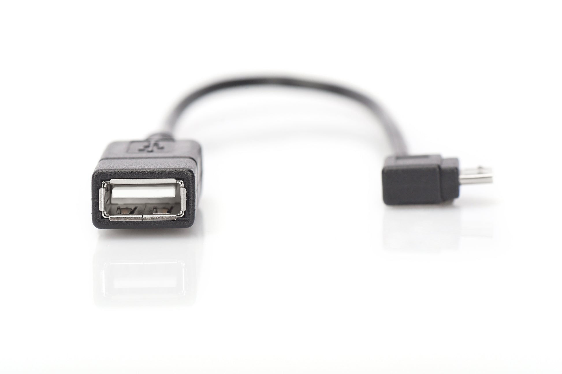 Digitus USB-Kabel, Micro-USB zu USB-A, 0,2 m, USB 2.0