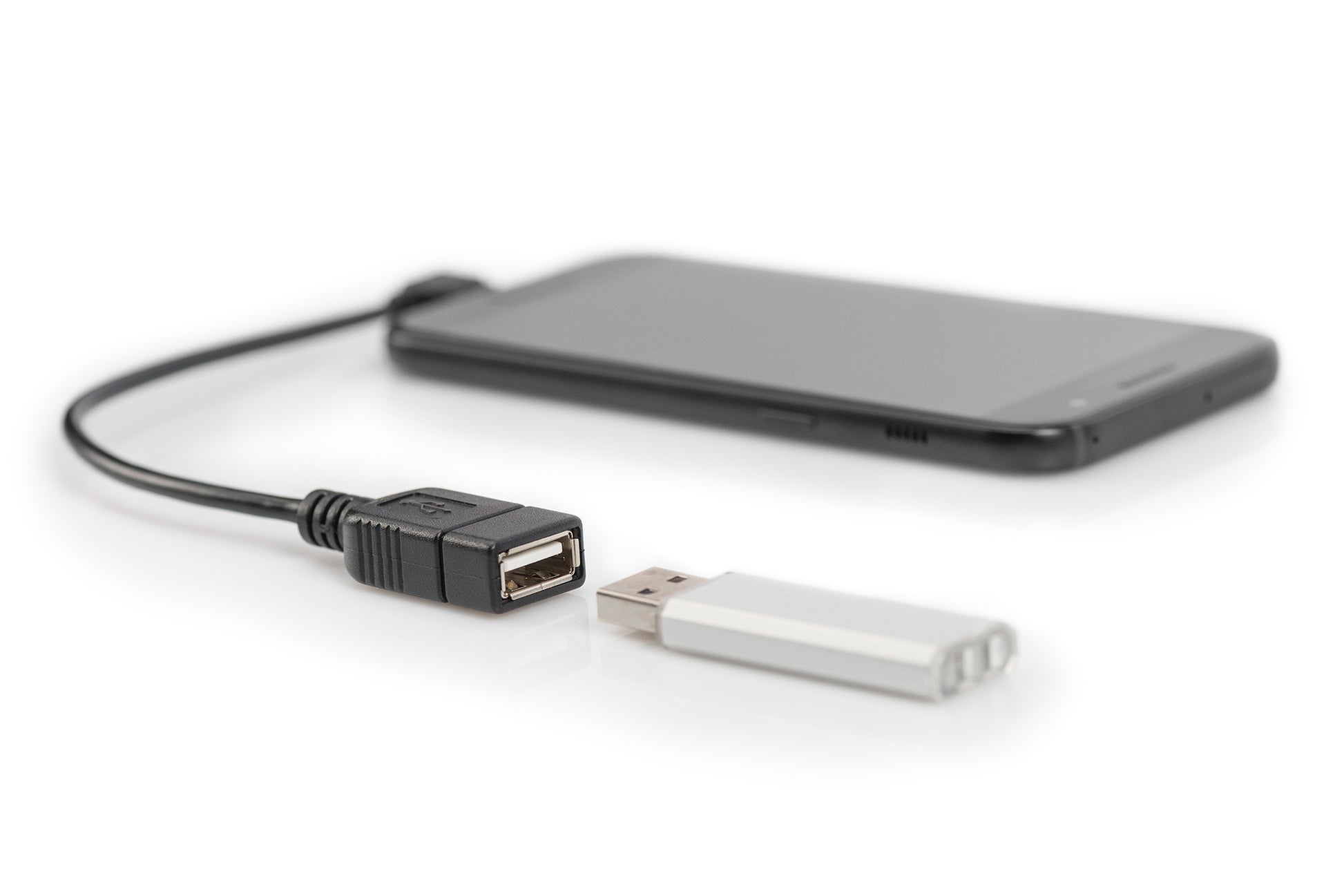 Digitus USB-Kabel, Micro-USB zu USB-A, 0,2 m, USB 2.0