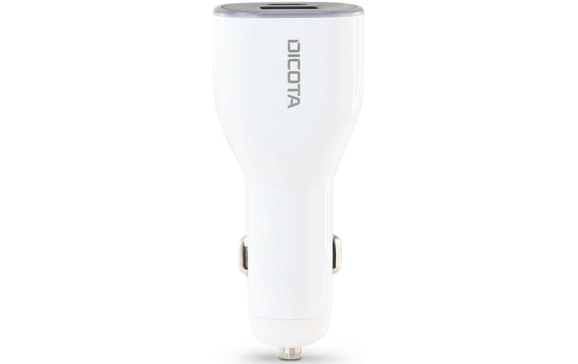 DICOTA Autoladegerät – 100 W, 1× USB-A, Schnellladefunktion, 1,2 m Kabel