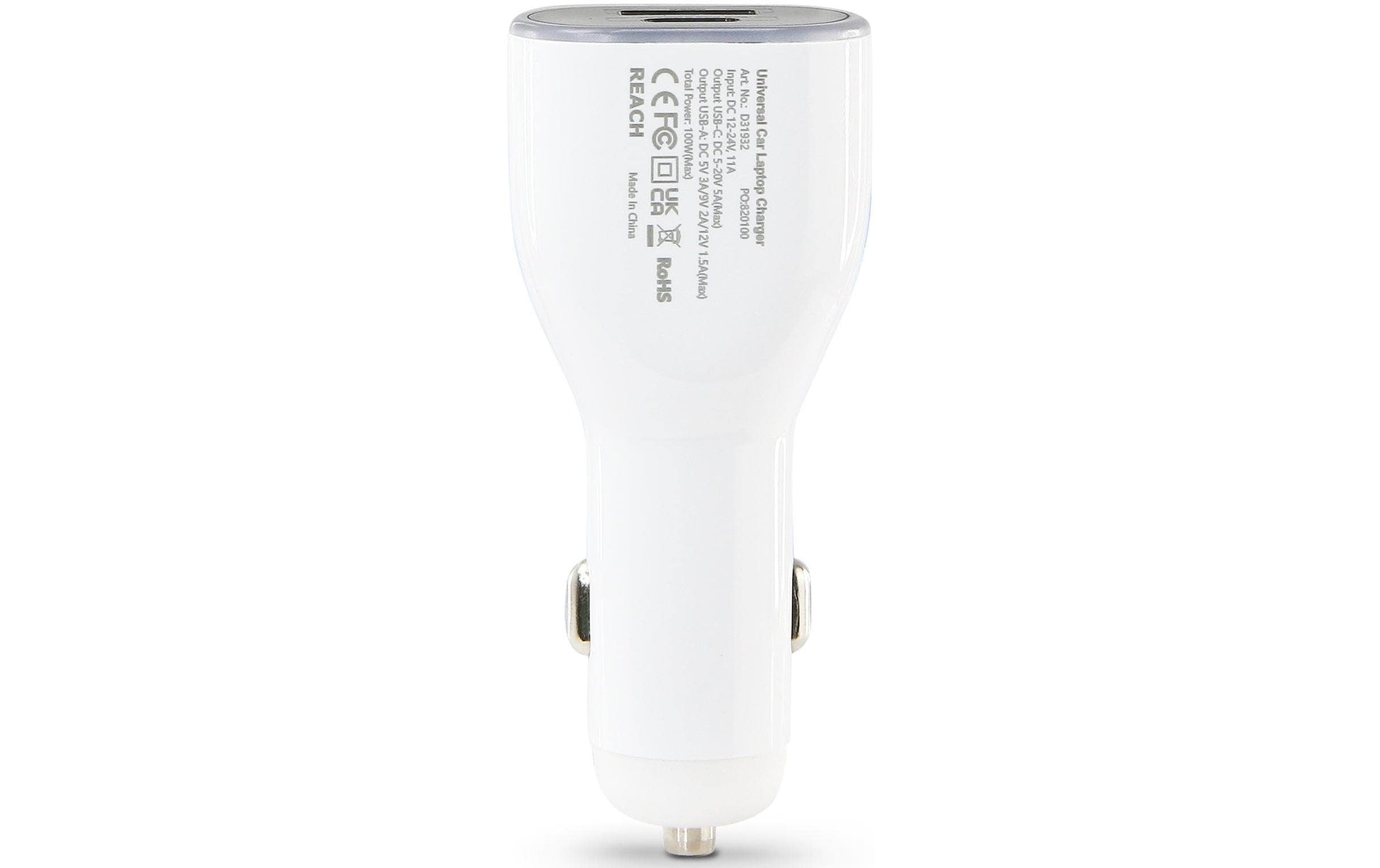 DICOTA Autoladegerät – 100 W, 1× USB-A, Schnellladefunktion, 1,2 m Kabel