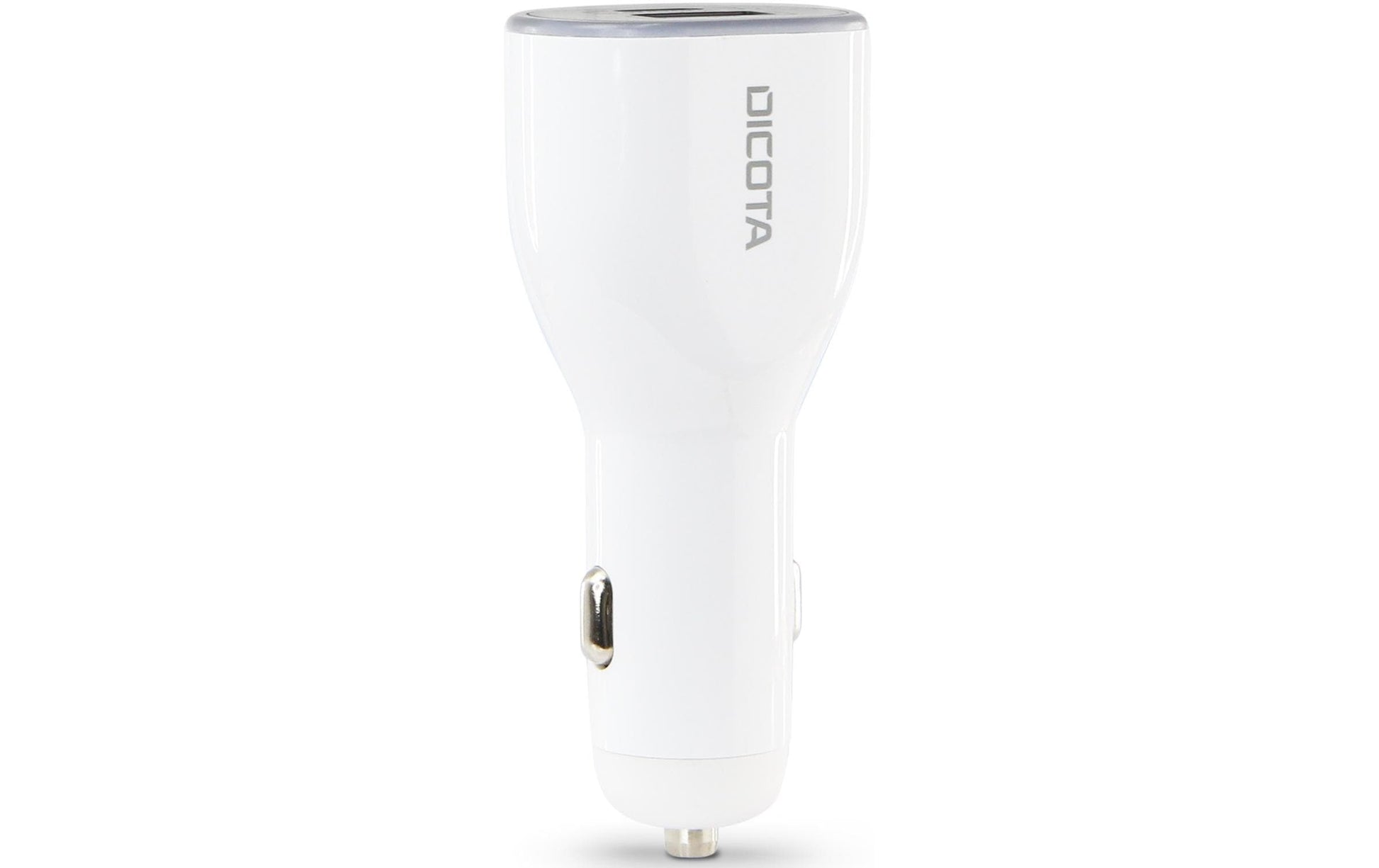 DICOTA Autoladegerät – 100 W, 1× USB-A, Schnellladefunktion, 1,2 m Kabel