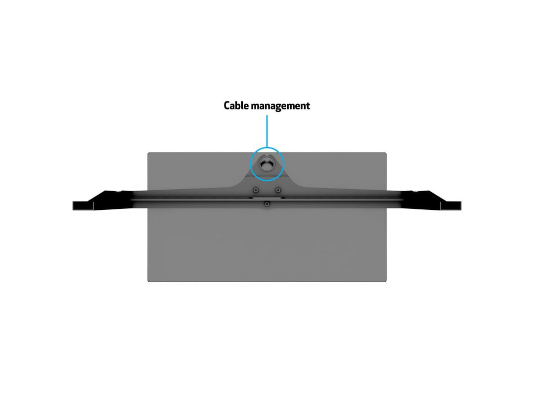 Multibrackets TABLESTAND L – Displayständer, drehbar, für 46–60″, VESA 200×200–600×400, bis 40 kg, schwarz