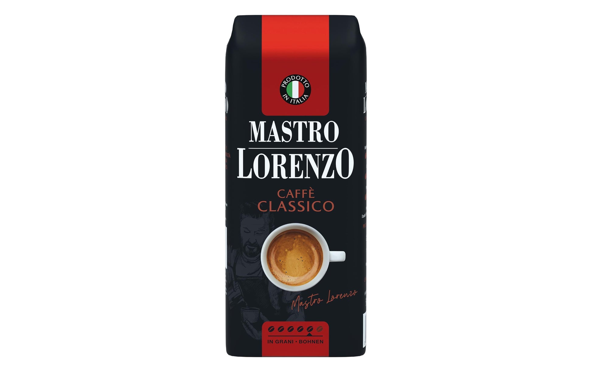 Mastro Lorenzo Classico – Kaffeebohnen – Café Crème, 500 g