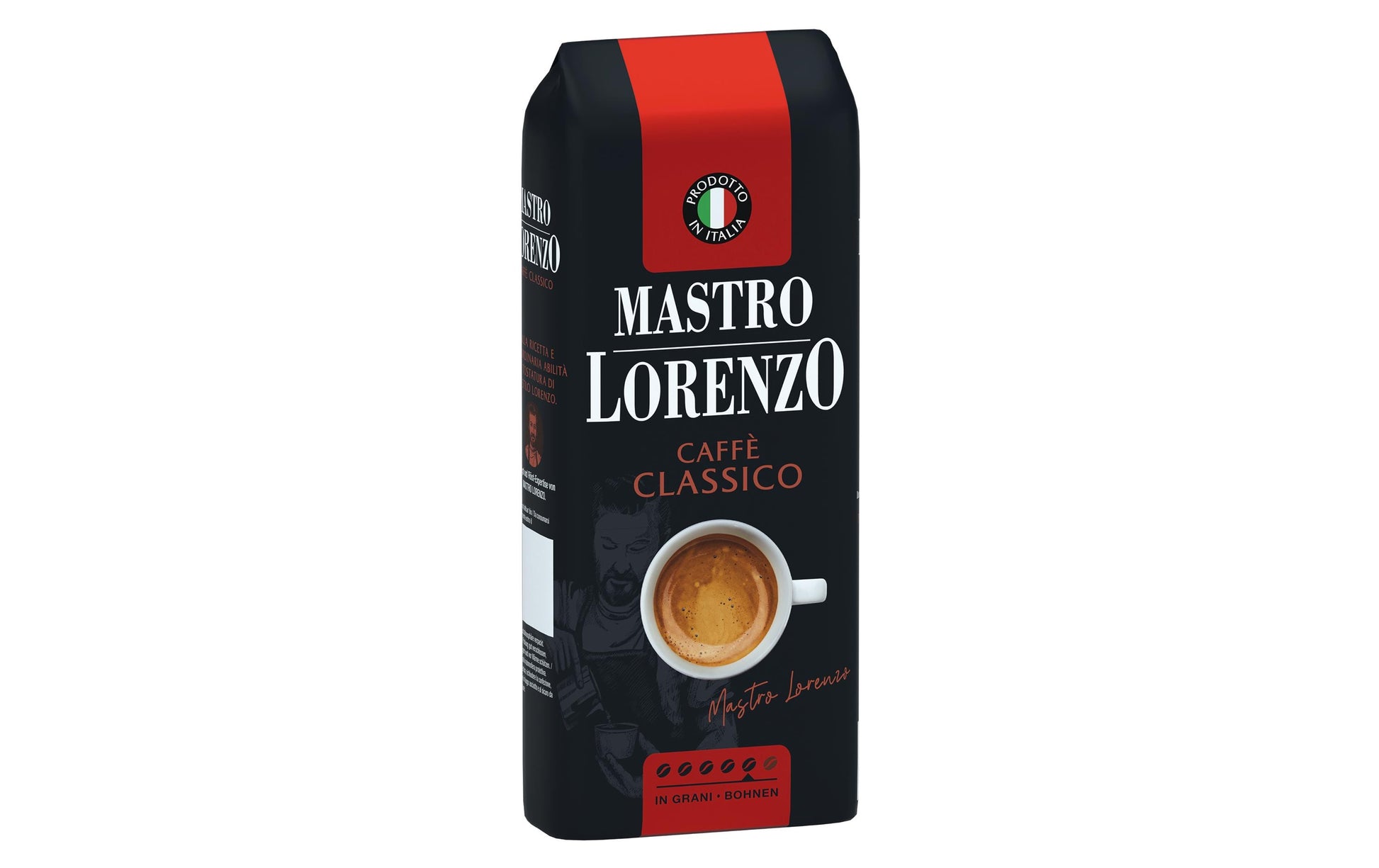 Mastro Lorenzo Classico – Kaffeebohnen – Café Crème, 500 g