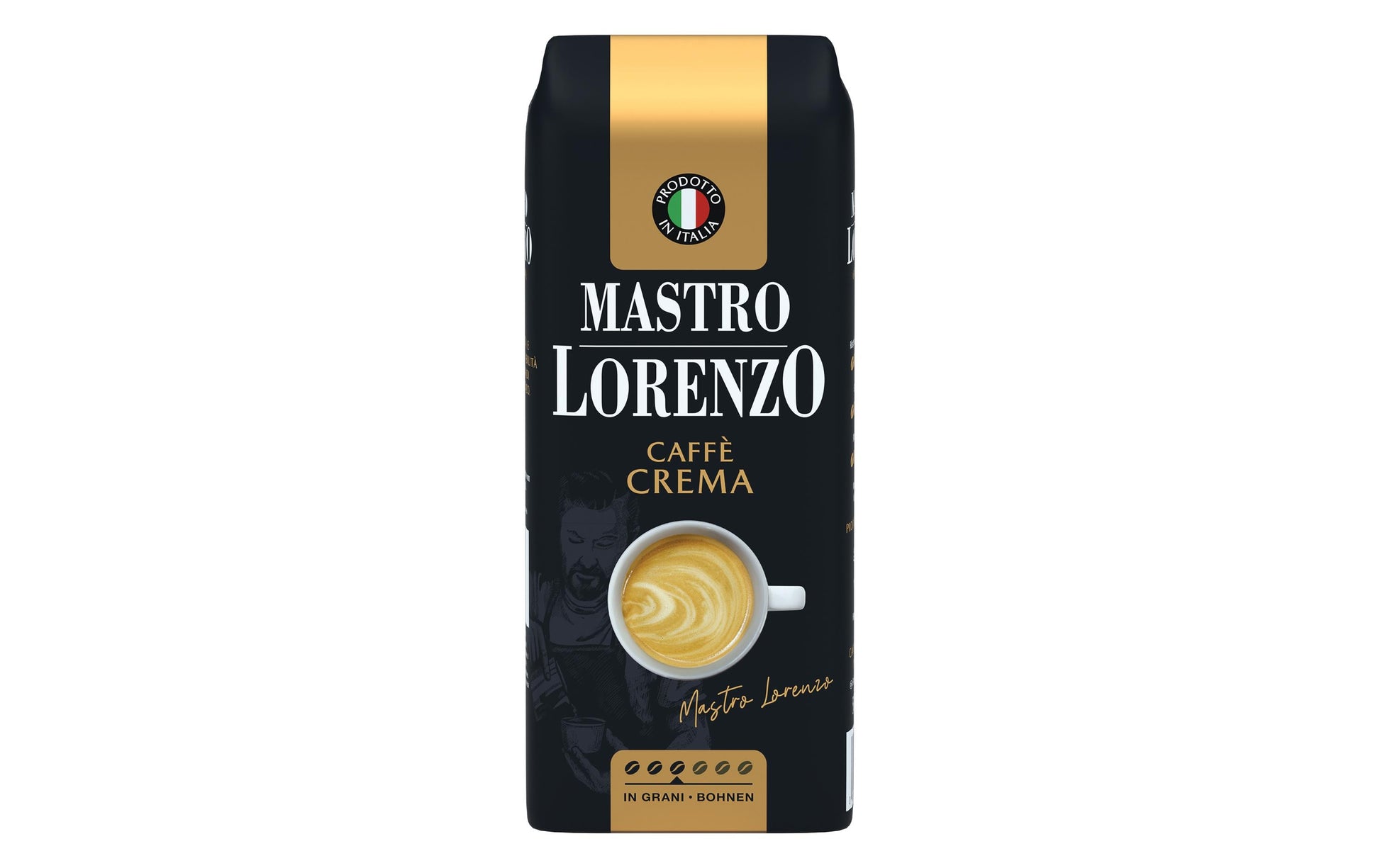 Mastro Lorenzo Crema – Kaffeebohnen – Café Crème, 500 g