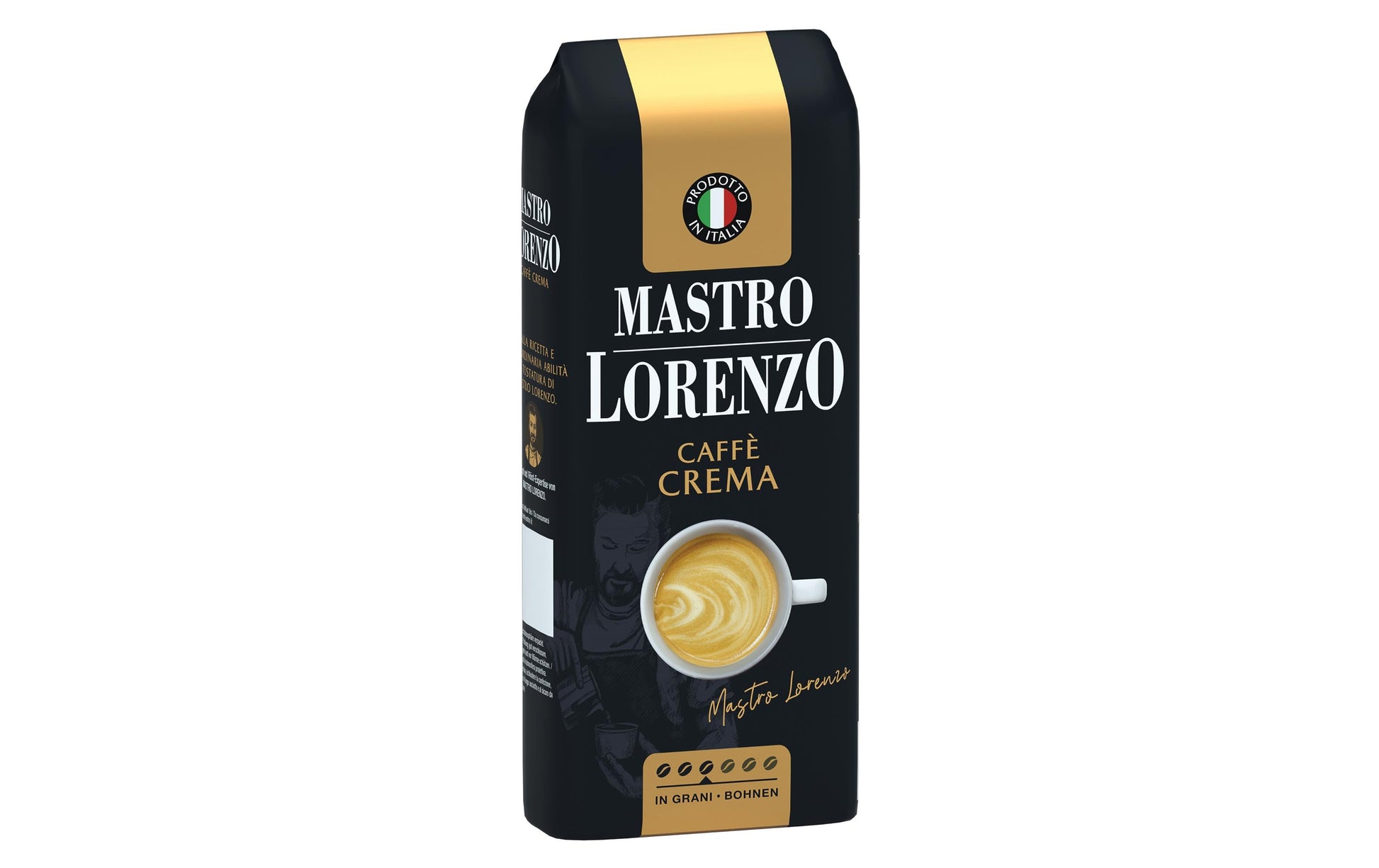 Mastro Lorenzo Crema – Kaffeebohnen – Café Crème, 500 g