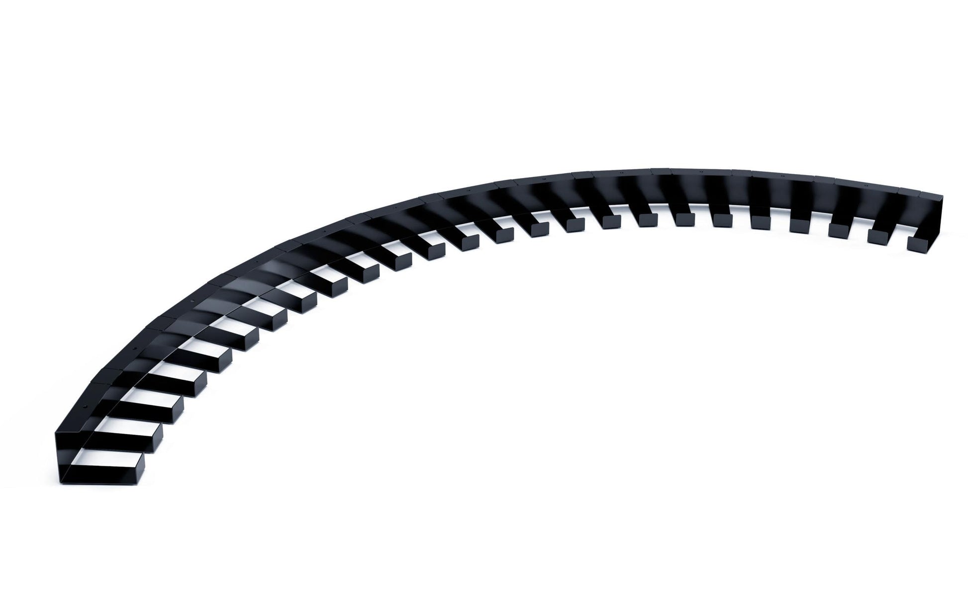 Actiforce Kabelwanne – 1'470 × 62 × 0 mm, schwarz, Stahlblech