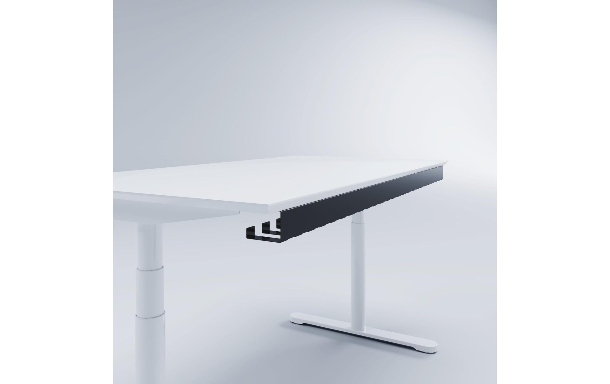 Actiforce Kabelwanne – 1'470 × 62 × 0 mm, schwarz, Stahlblech