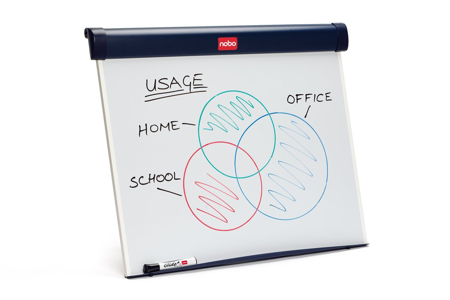 Nobo Barracuda Tisch-Flipchart, magnetisch – 67,5 × 55 cm