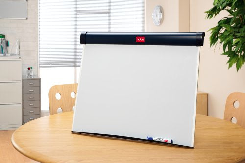 Nobo Barracuda Tisch-Flipchart, magnetisch – 67,5 × 55 cm