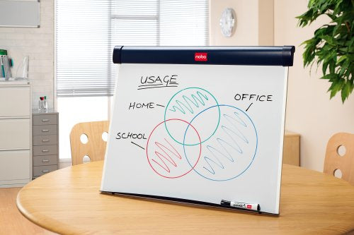 Nobo Barracuda Tisch-Flipchart, magnetisch – 67,5 × 55 cm