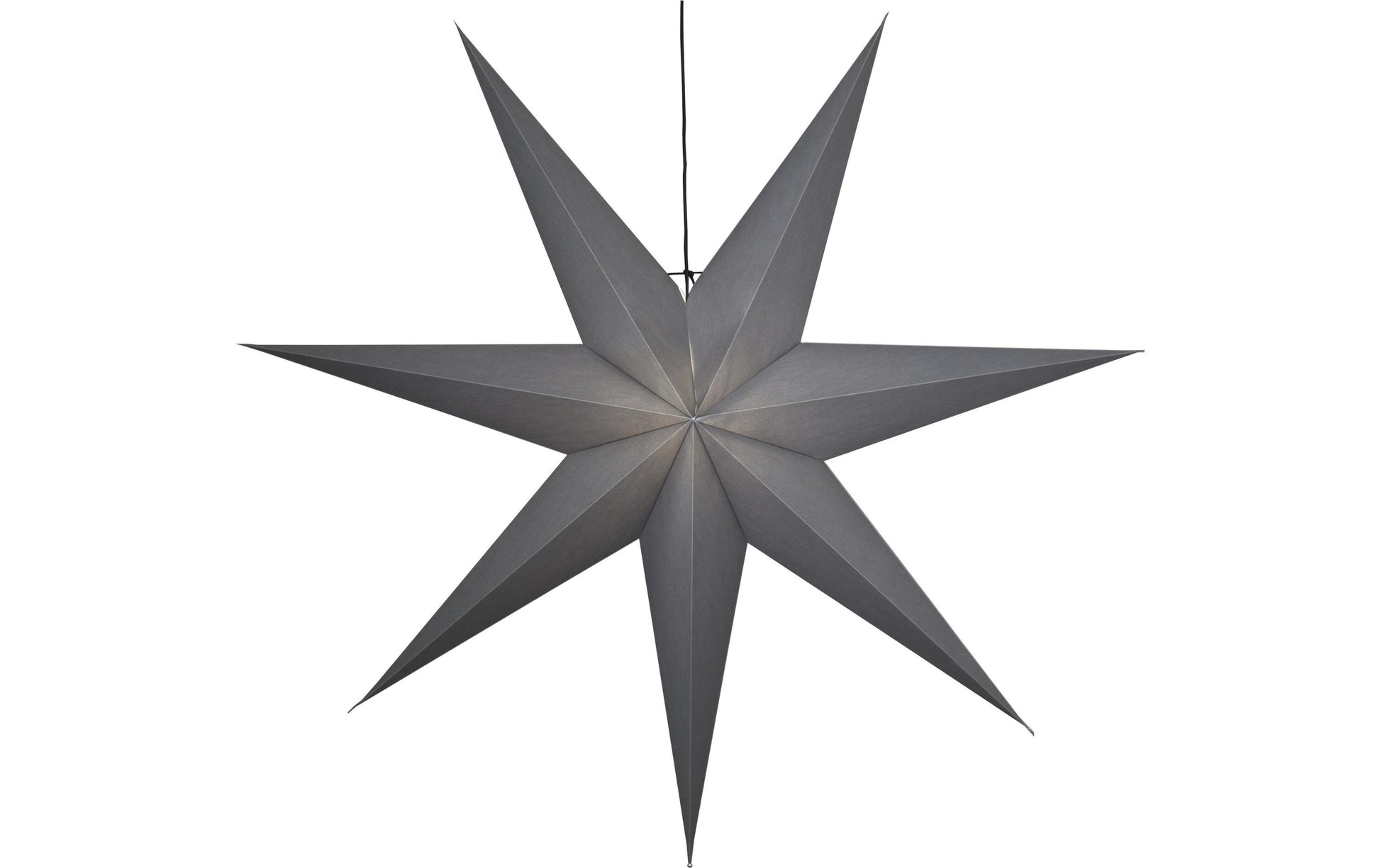 Star Trading Leichte Dekorationsfigur – 140 × 140 × 25 cm – Papier, Grau
