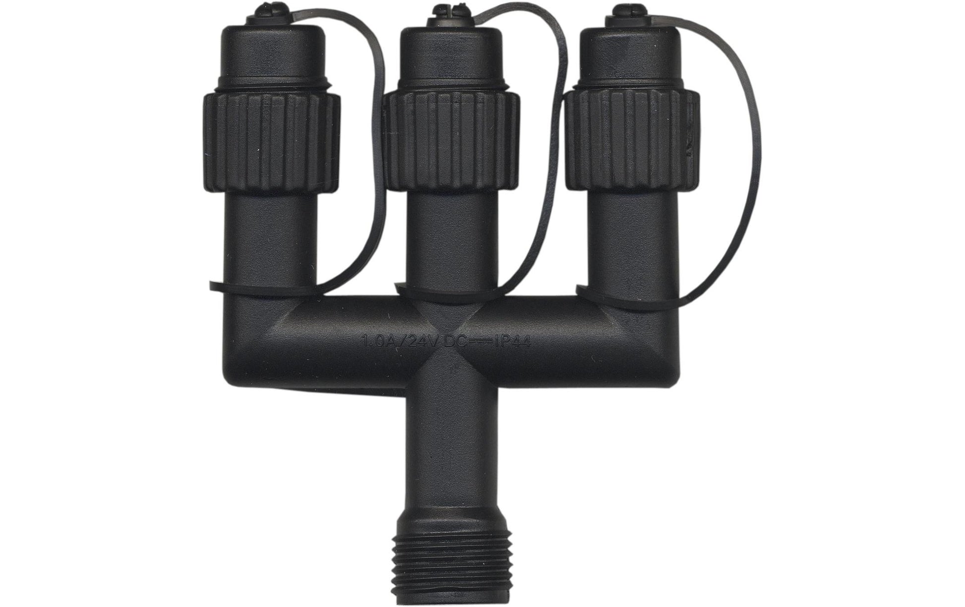 Star Trading System-Verbinder E-3 Extra – für System 24 – IP44 – 1 Stk. – Schwarz