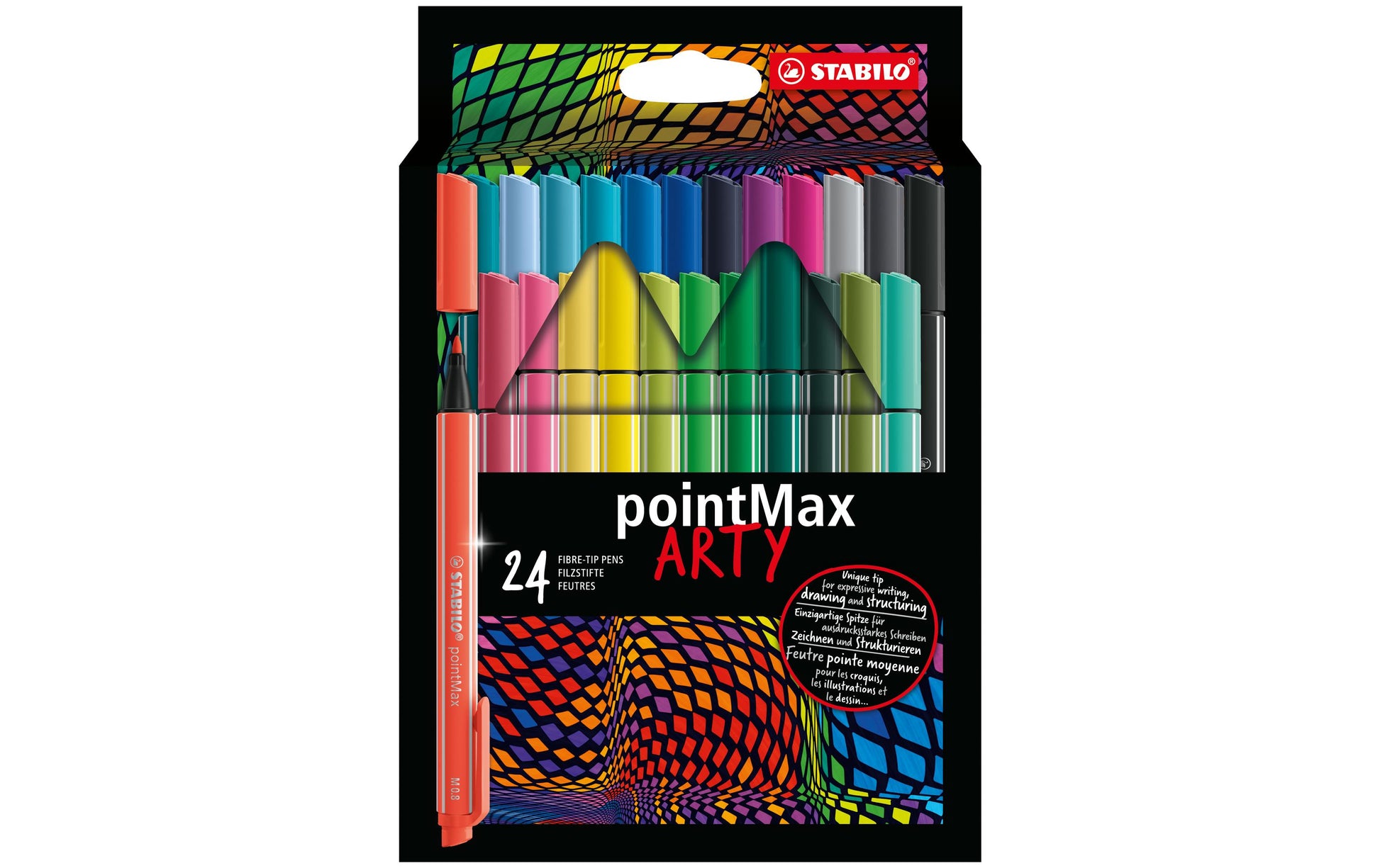 STABILO Filzstifte PointMax, Strichbreite 0,8 mm, 24 Farben