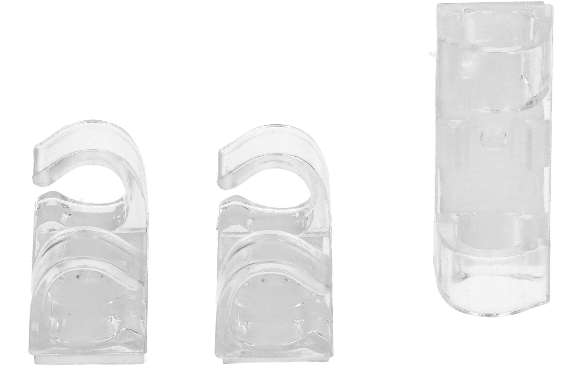 Max Hauri AG Max Hauri Kabelhalter, selbstklebend, Ø bis 10 mm, 14er-Pack – transparent