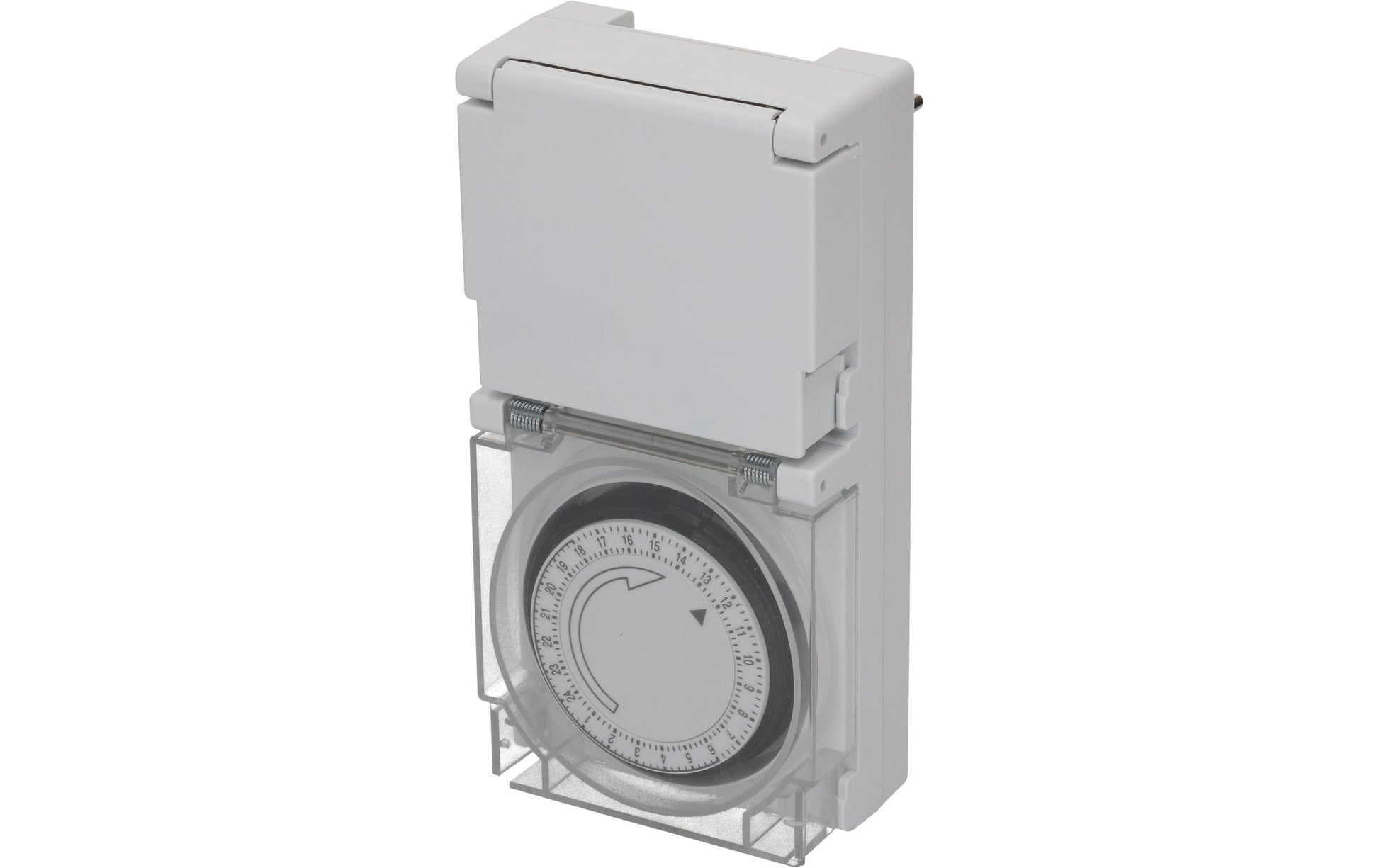 Max Hauri AG Max Hauri Zeitschaltuhr (DIN-Schiene) – mechanisch, 24 h, IP55 – 166222