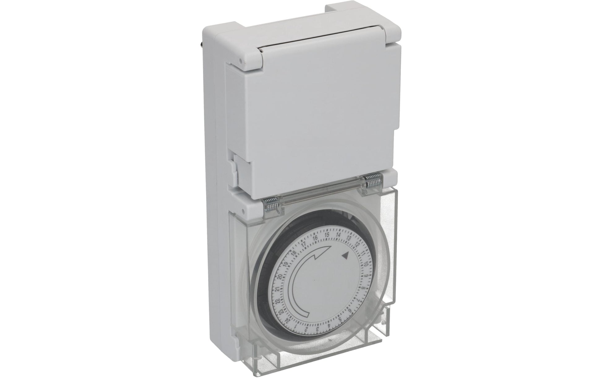 Max Hauri AG Max Hauri Zeitschaltuhr (DIN-Schiene) – mechanisch, 24 h, IP55 – 166222