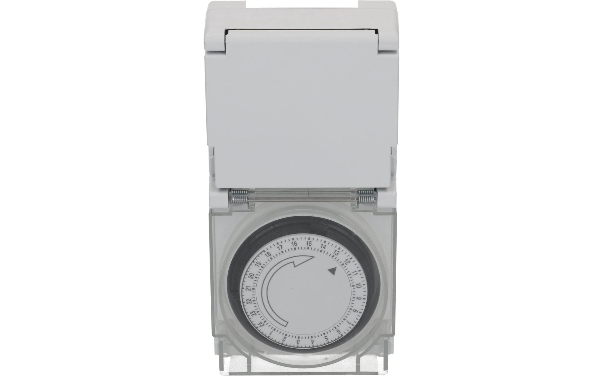 Max Hauri AG Max Hauri Zeitschaltuhr (DIN-Schiene) – mechanisch, 24 h, IP55 – 166222