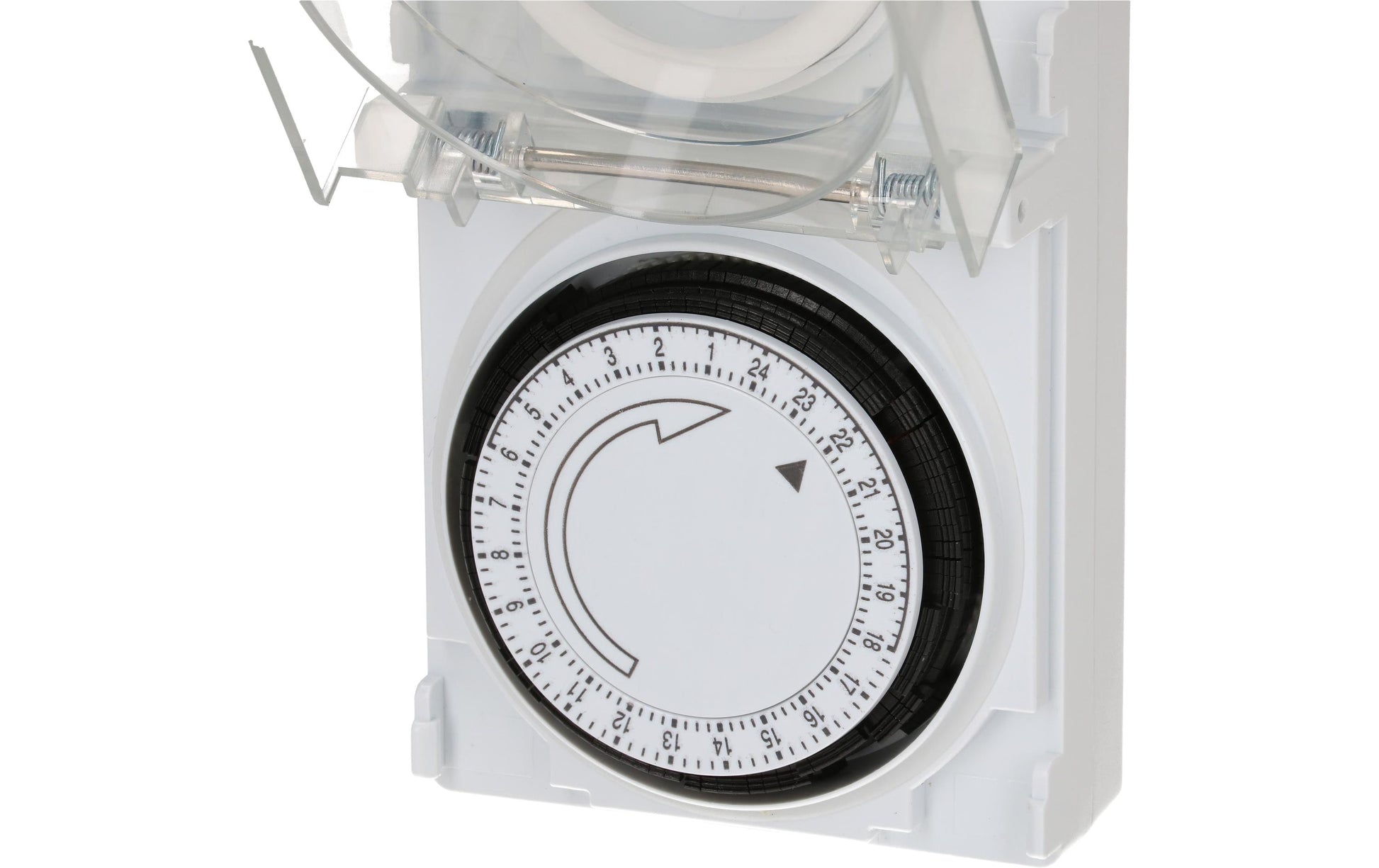 Max Hauri AG Max Hauri Zeitschaltuhr (DIN-Schiene) – mechanisch, 24 h, IP55 – 166222