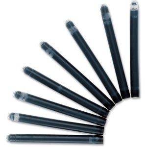 Waterman Standard-Grossraum-Füllhalterpatrone – Schwarz, 8er-Pack
