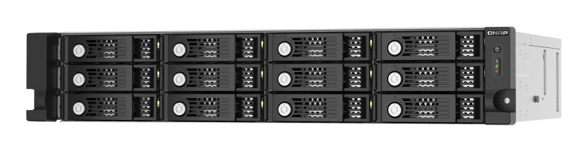 QNAP TL-R1220SEP-RP – 12-Bay Rack 2U HDD/SSD-Gehäuse – für 2,5"/3,5" HDD/SSD, SAS/SATA