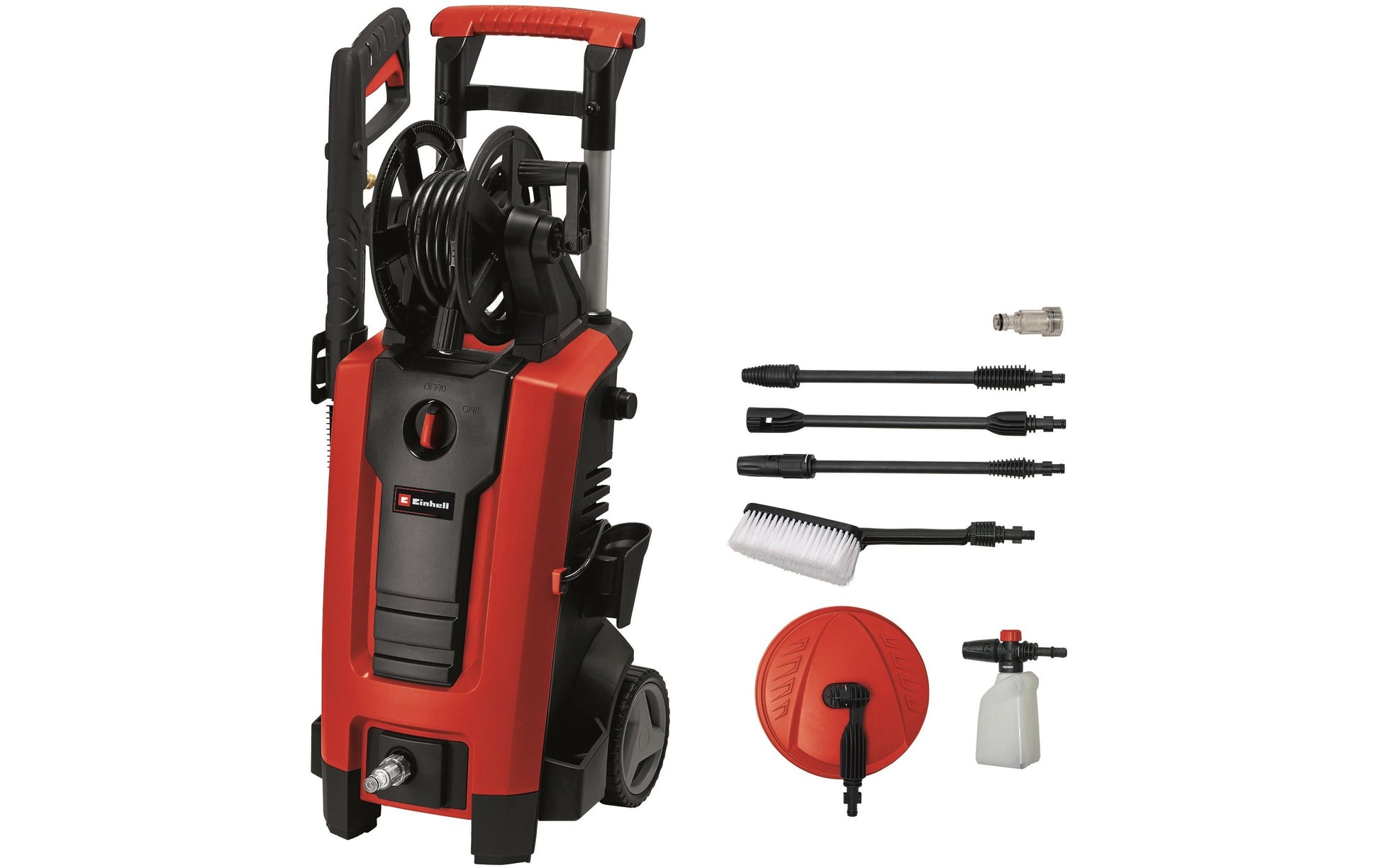 Einhell Hochdruckreiniger TE-HP 140 Expert – 1'900 W – Rot