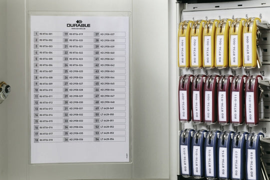 Durable Schlüsselkasten KEY BOX 36, für 36 Schlüssel, Aluminium, silber – Wandmontage