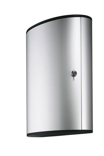 Durable KEY BOX 48 – Schlüsselkasten für 48 Schlüssel, Zylinderschloss, Aluminium, Silber, 302 × 118 × 400 mm