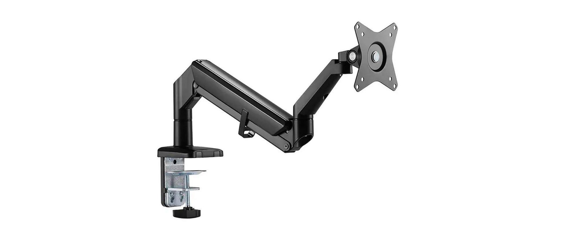 Neomounts DS70-810BL1 – Monitorarm, Single, bis 32", 1–9 kg, gasunterstützt, 180°-Stopp, schwarz