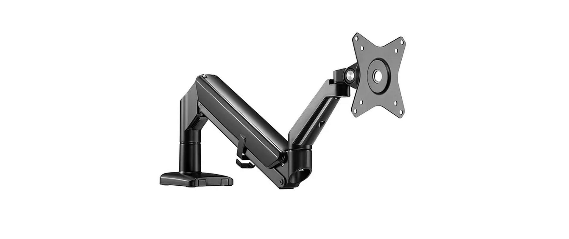 Neomounts DS70-810BL1 – Monitorarm, Single, bis 32", 1–9 kg, gasunterstützt, 180°-Stopp, schwarz