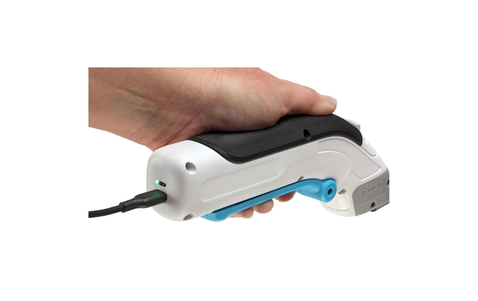 Black & Decker BLACK+DECKER BCSC115-XJ – Akku-Schere, inkl. 2 Klingen, weiss, 1 Stk.