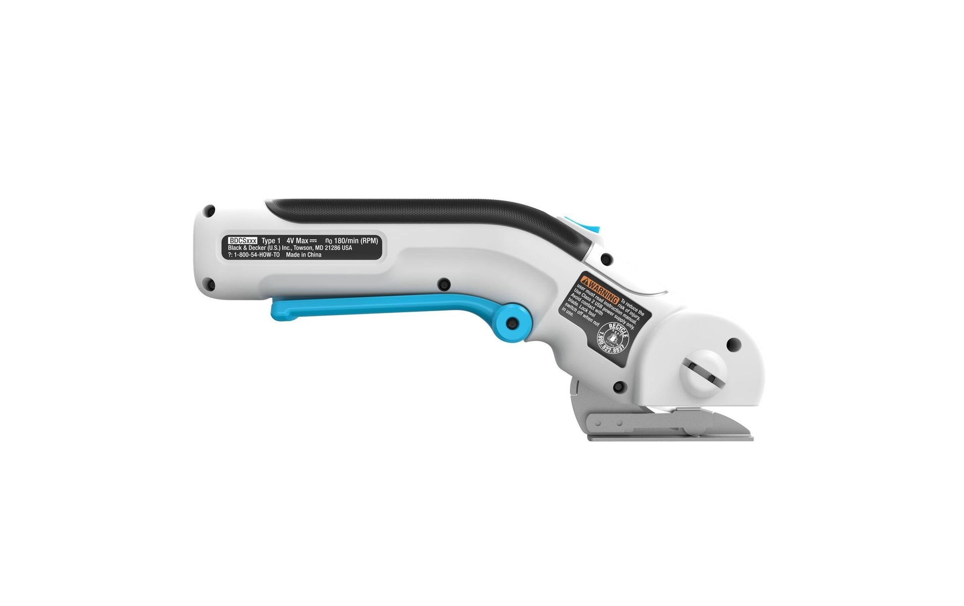Black & Decker BLACK+DECKER Universalschneider – Trapezmesser, Weiss, 1 Stk.