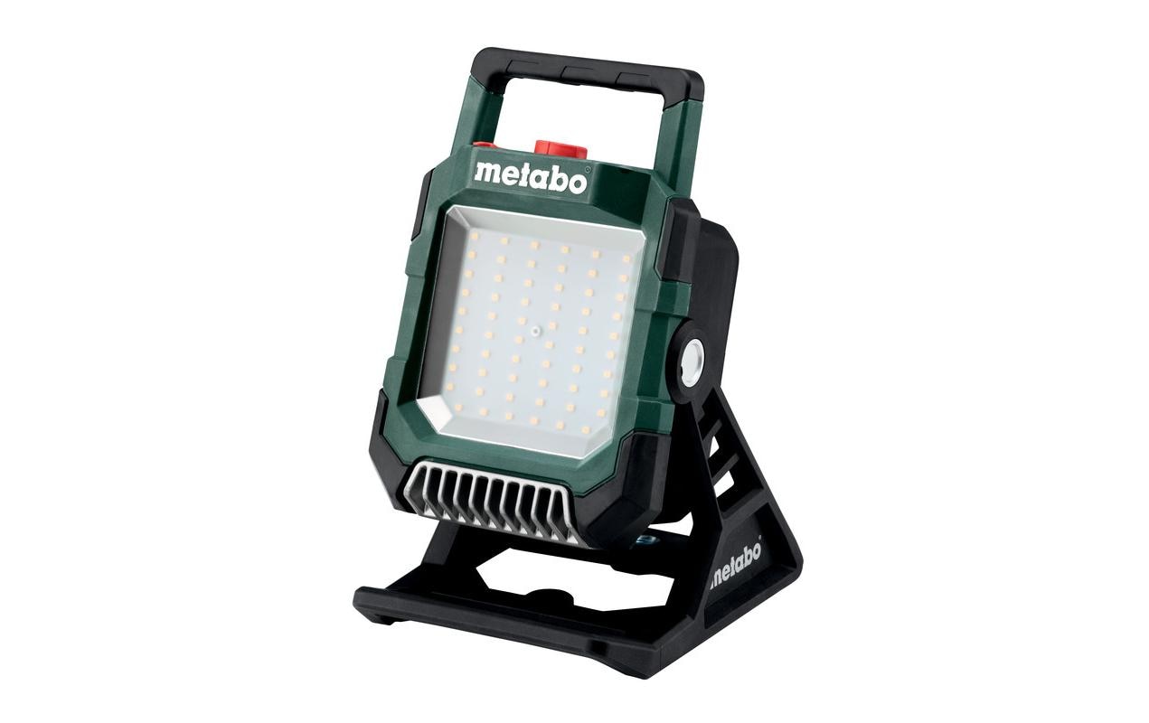 Metabo Arbeitsleuchte BSA 18 LED 4000 – 4000 lm, 270°, 18 V Akku (CAS), IPX3, dimmbar – Grün